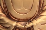 Gratitude, buddha, hands, gold