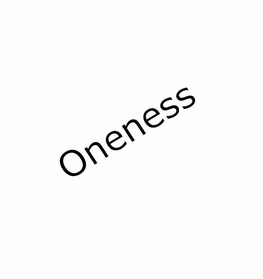 Oneness - Spiritual Awakening via Yoga and Meditation