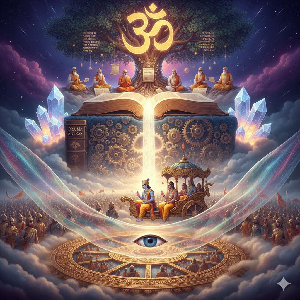 Bhagavad Gita Brahma Sutras and Upanishads - 3 Bhagavad Gita Brahma Sutras and Upanishads