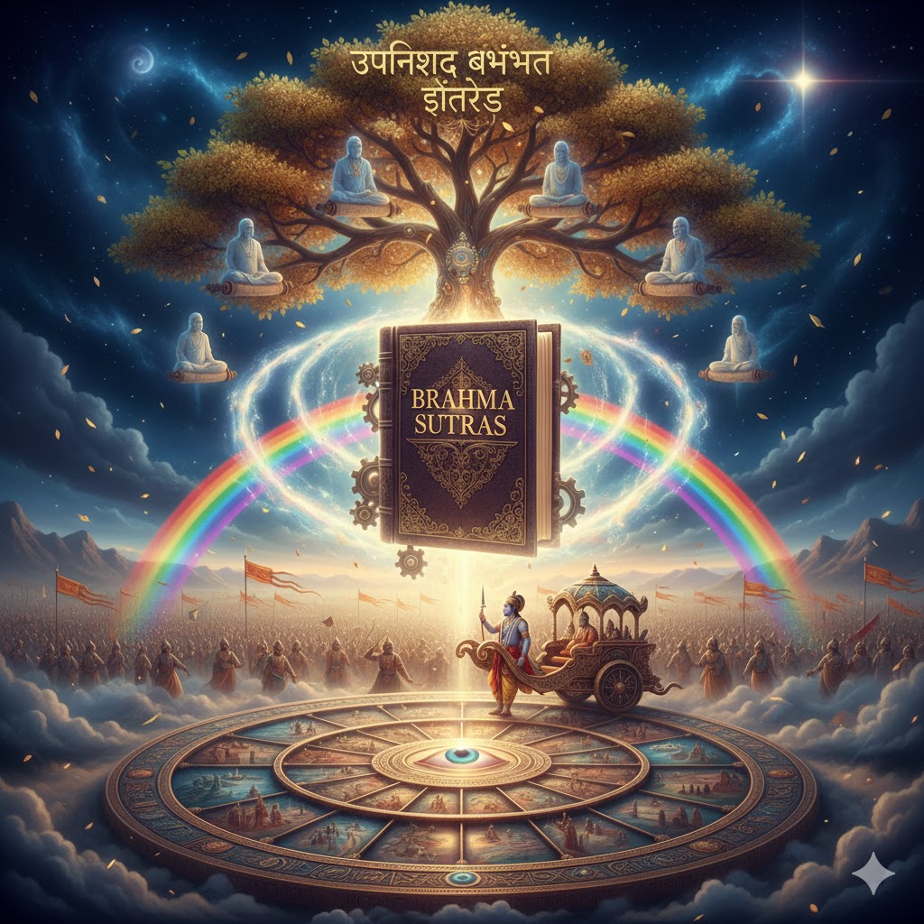 Bhagavad Gita Brahma Sutras and Upanishads