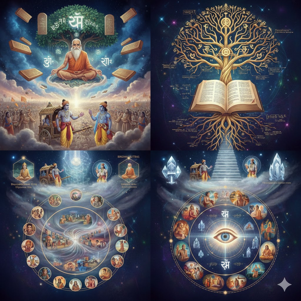 Bhagavad Gita Brahma Sutras and Upanishads - 4 Bhagavad Gita Brahma Sutras and Upanishads