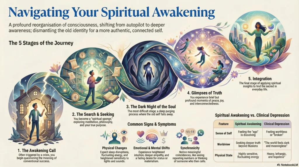 Spiritual Awakening Stages and Symptoms