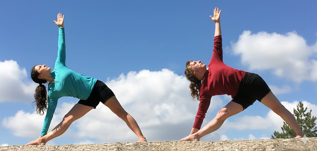 Trikonasana Side-by-Side