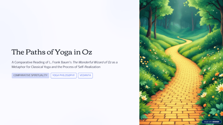 The Paths of Yoga in Oz