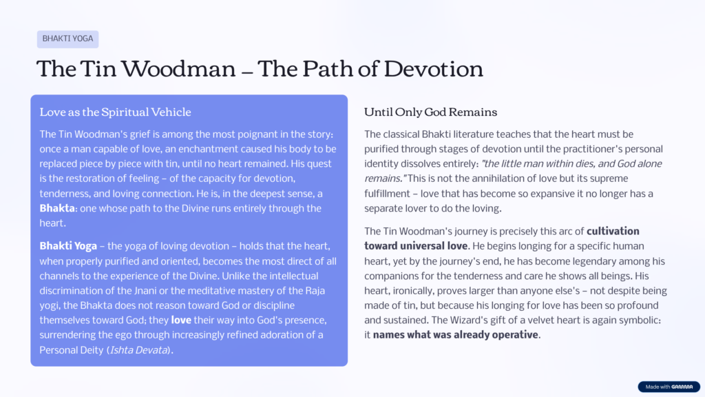5 the tin woodman the path of devotion
