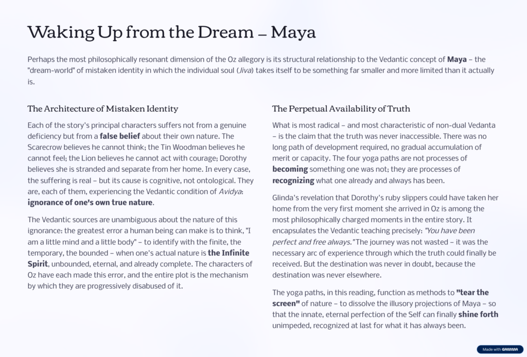 8 waking up from the dream maya