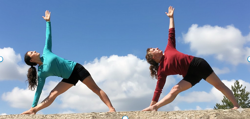 Trikonasana Side-by-Side