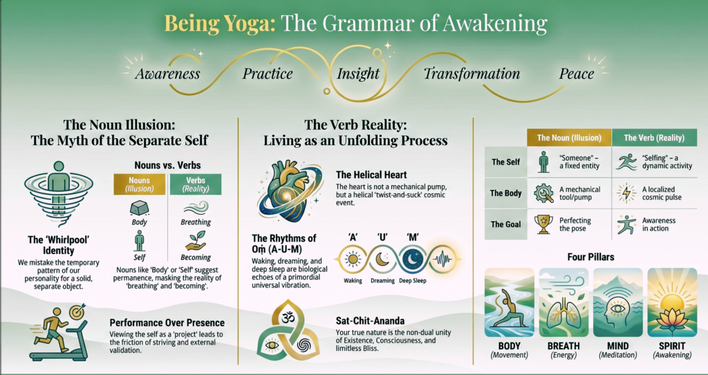 We Are Not Things In Existence We Are Existence Happening - being yoga grammar of awakening