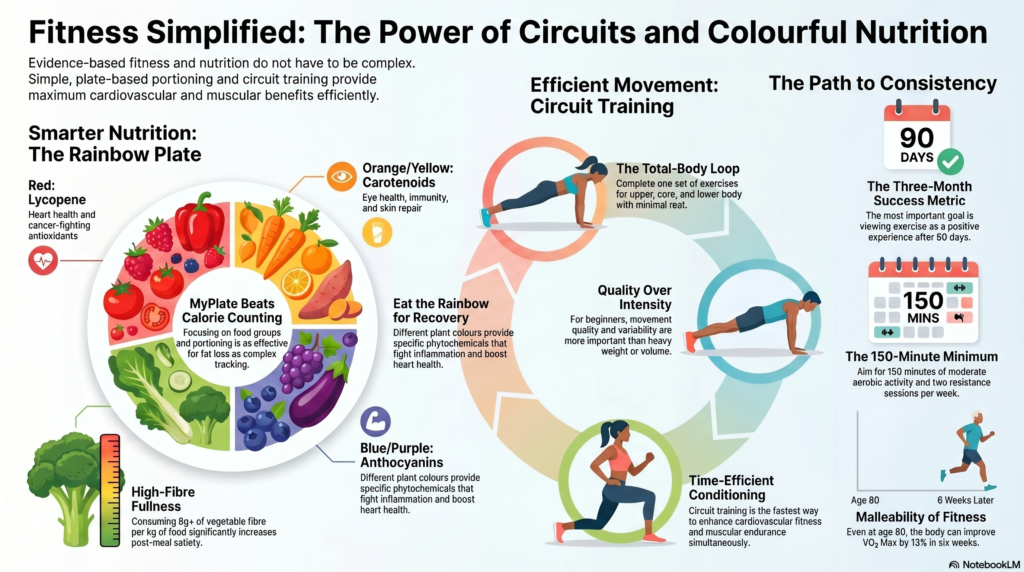 Eat The Rainbow and Go To The Gym - the power of circuits and colourful nutrition