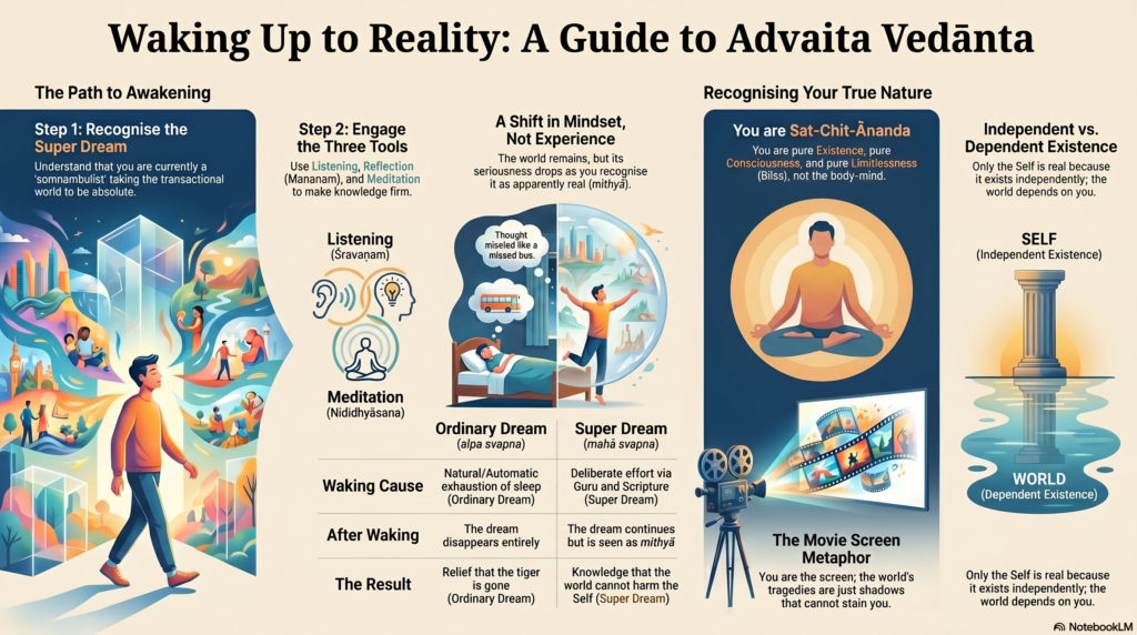 Why Your Waking Life is a Masterful Illusion - guide to advaita vedānta philosophy