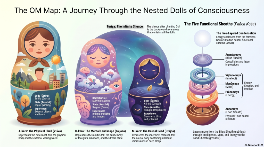 The Russian Doll Inside Your Mind - the OM Symbol Map - the om map of consciousness