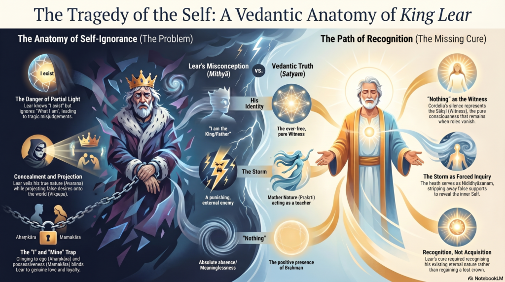 5 Vedantic Lessons from the Fall of King Lear - vedantic anatomy of king lear