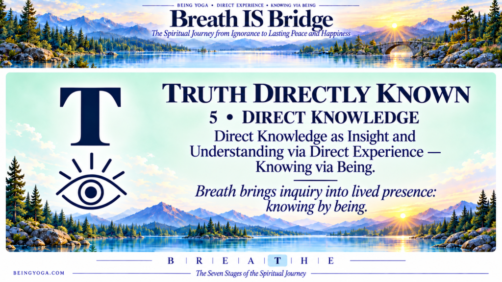 Truth Directly Known - truth directly known