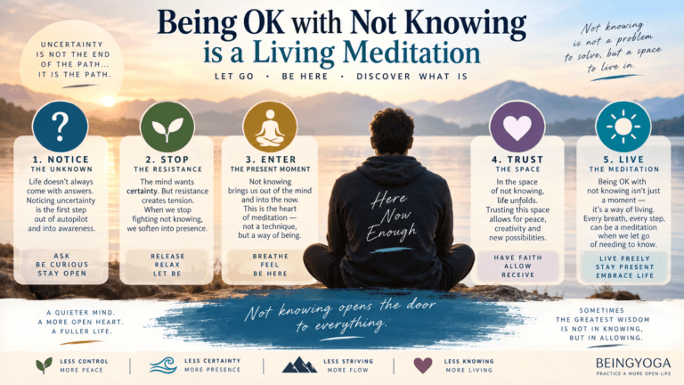 Being Okay with Not Knowing Is a Living Meditation