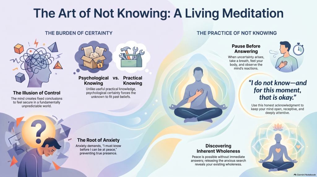 the art of not knowing