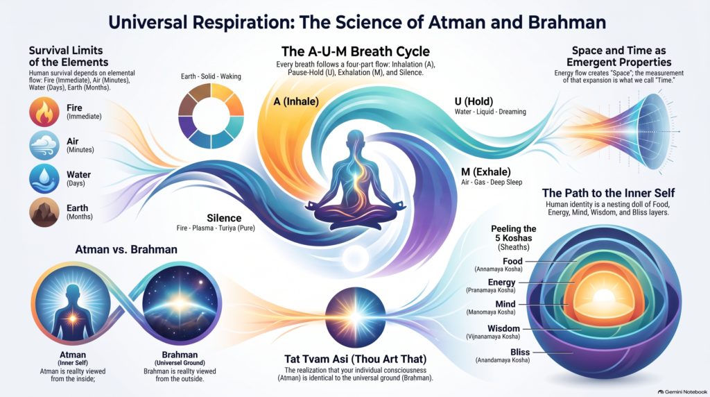 All the Secrets are in the Breath Universal Respiration: The Science of Atman and Brahman - universal respiration and consciousness science